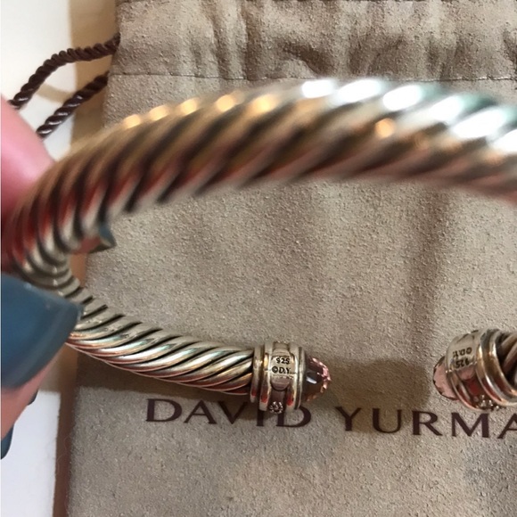David Yurman 7mm Morganite bracelet - Picture 2 of 6